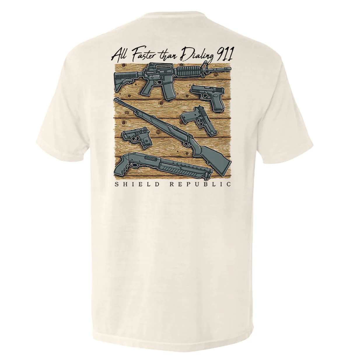 All Faster than Dialing 911 Pocket Tee - Image 10