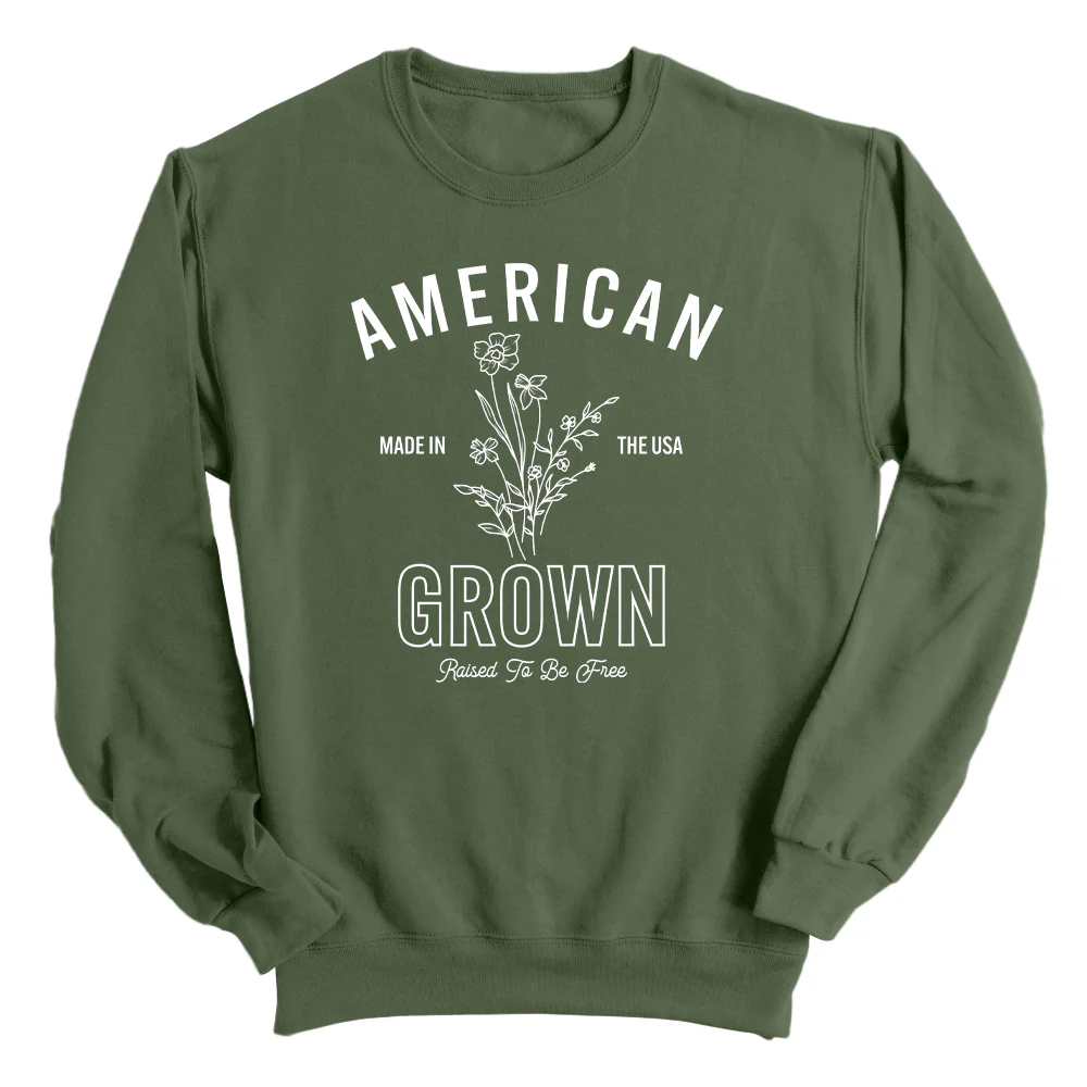 American Grown Raised To Be Free (Front) - Image 14