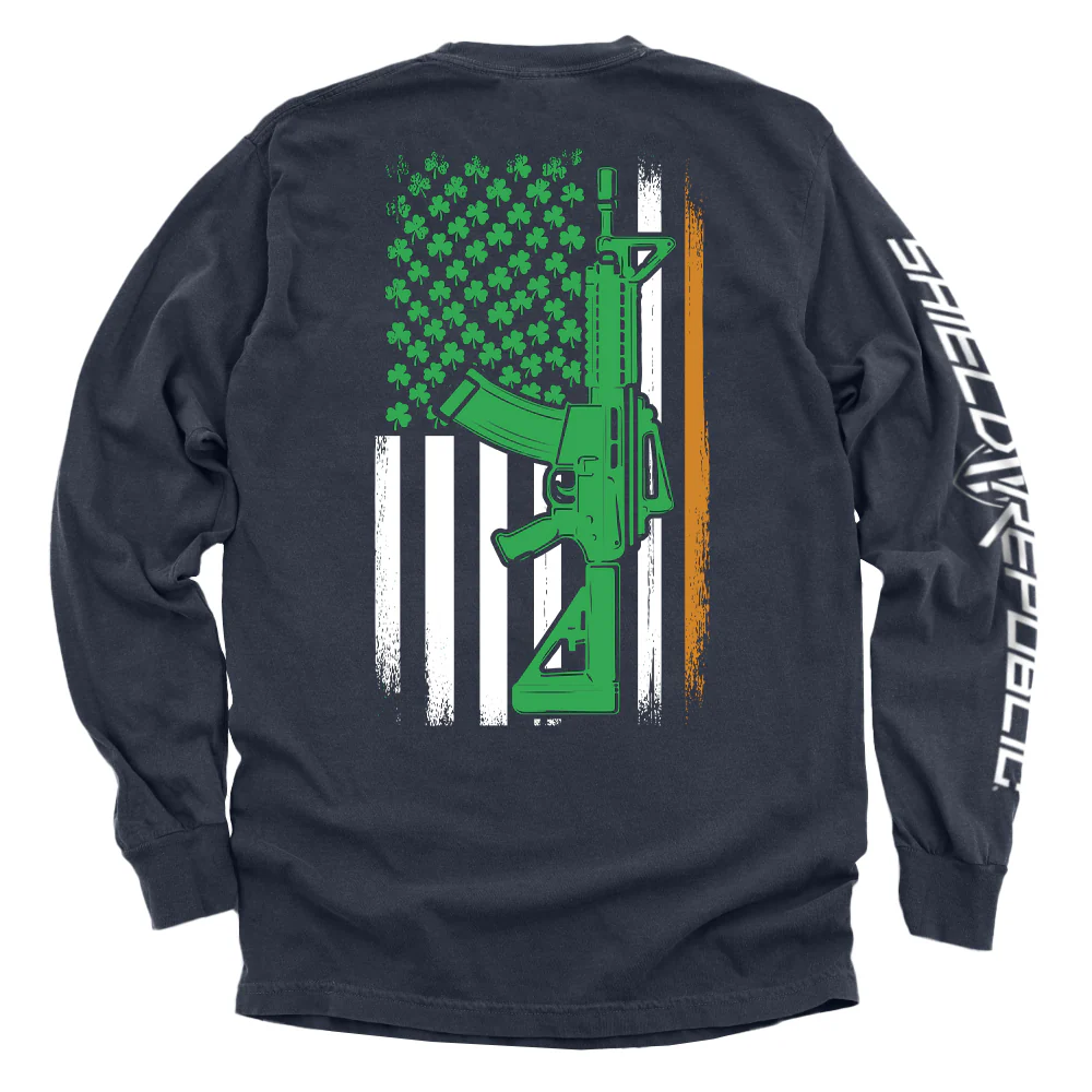 AR15 Irish American Flag (Back Print) - Image 4