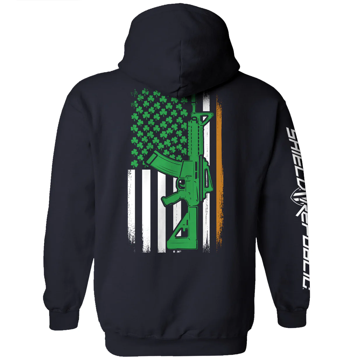 AR15 Irish American Flag (Back Print) - Image 6