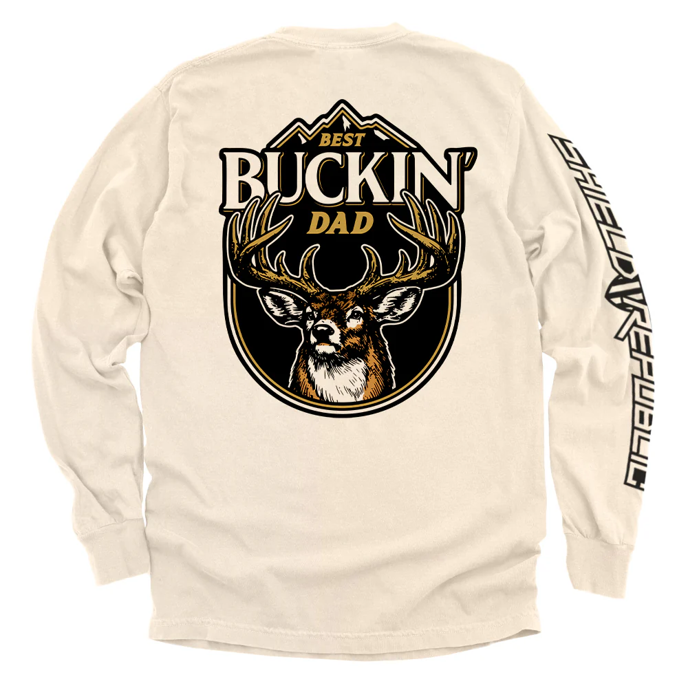Best Buckin' Dad Deer (Back Print) - Image 11