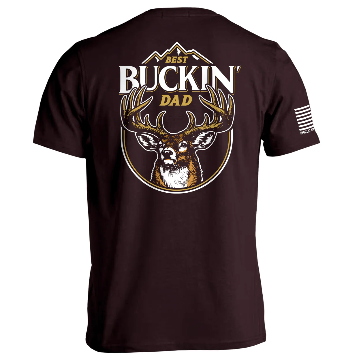 Best Buckin' Dad Deer (Back Print) - Image 2
