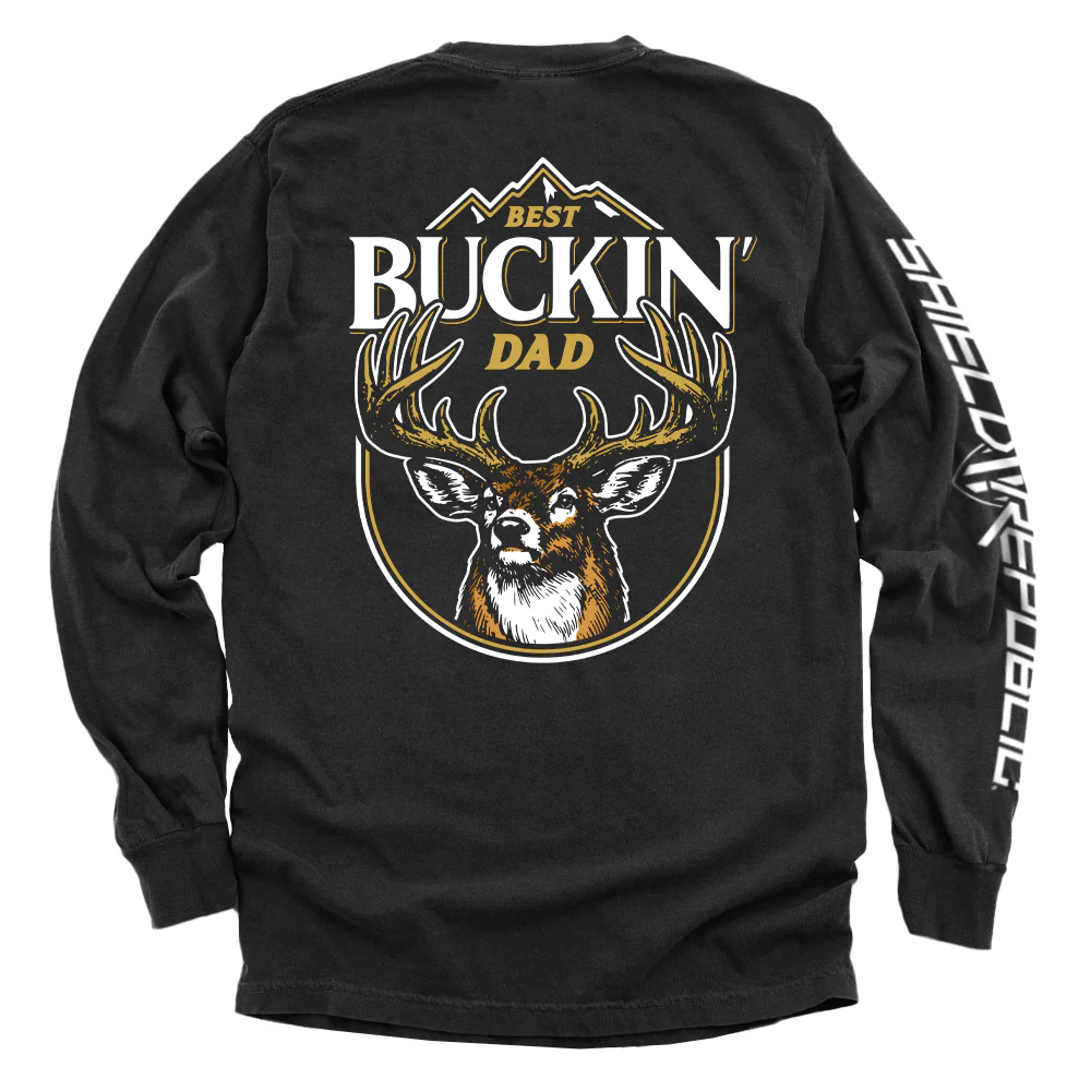 Best Buckin' Dad Deer (Back Print) - Image 3