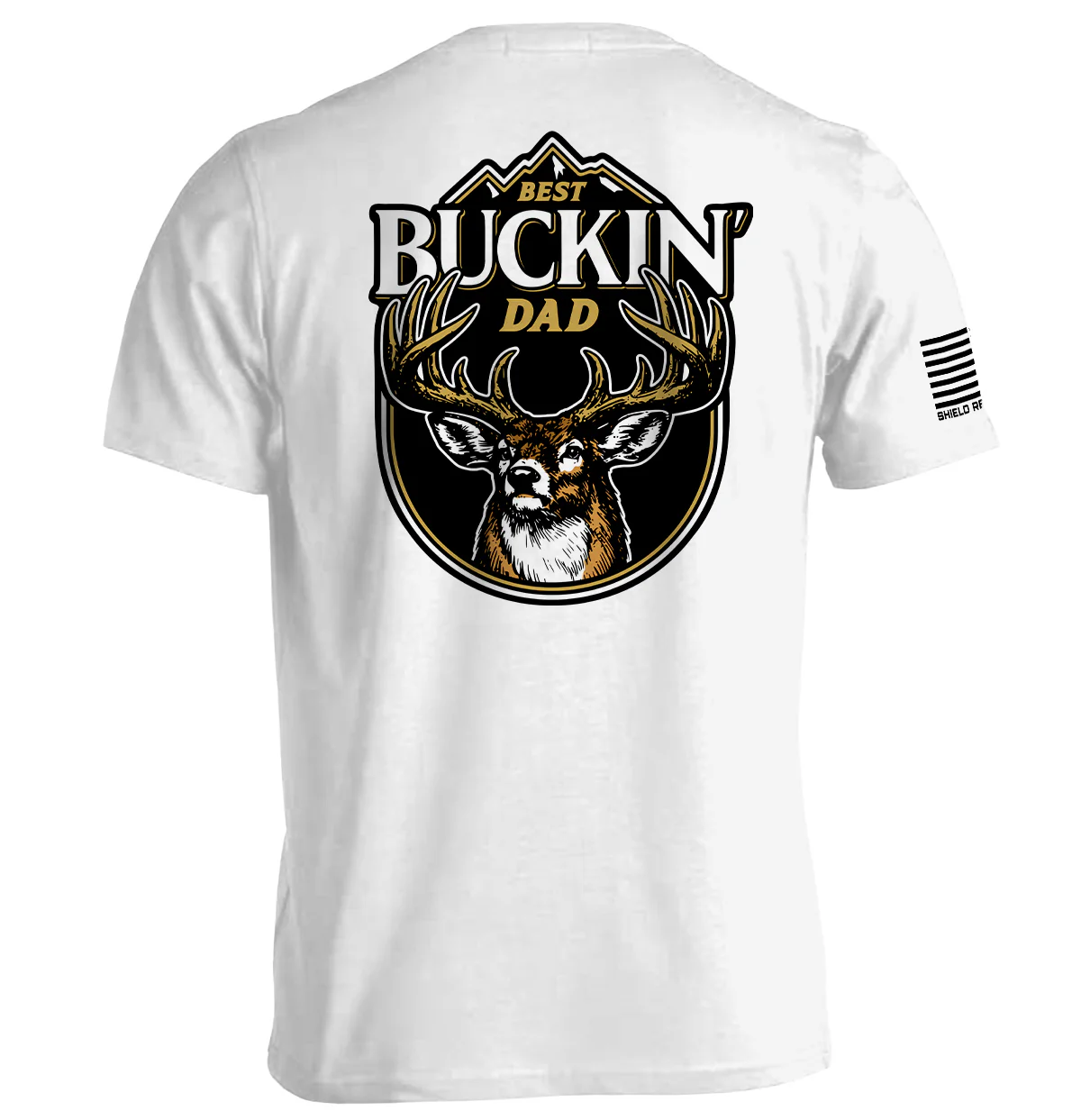 Best Buckin' Dad Deer (Back Print) - Image 7