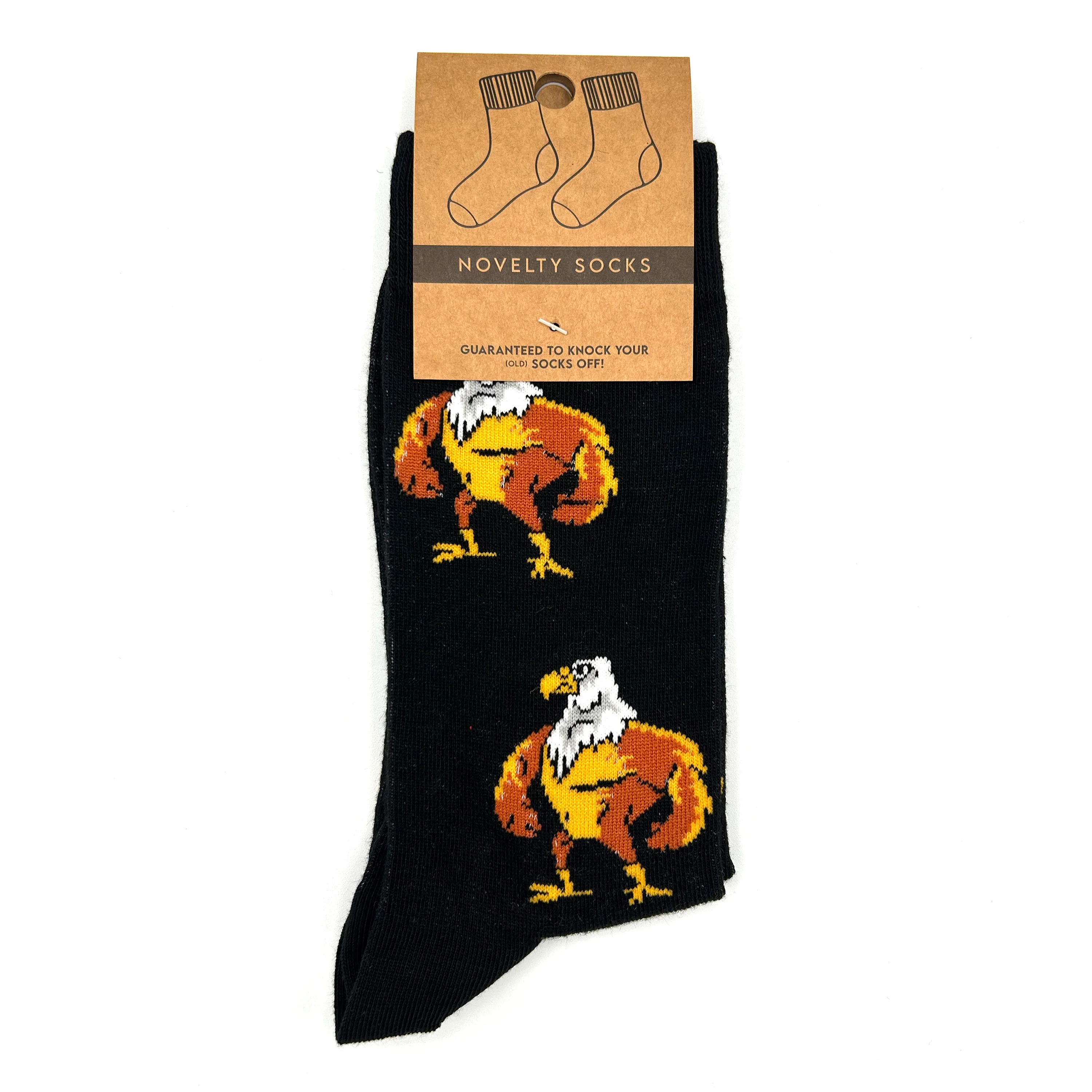 Buff Bald Eagle Novelty Socks - Image 2