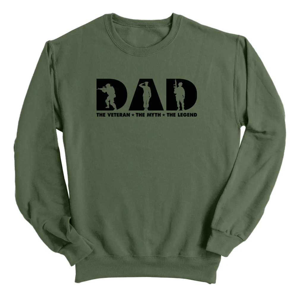 Dad The Veteran The Myth The Legend (Front) - Image 10