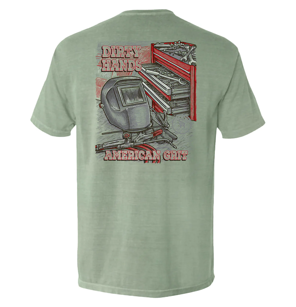 Dirty Hands American Grit Pocket Tee - Image 6