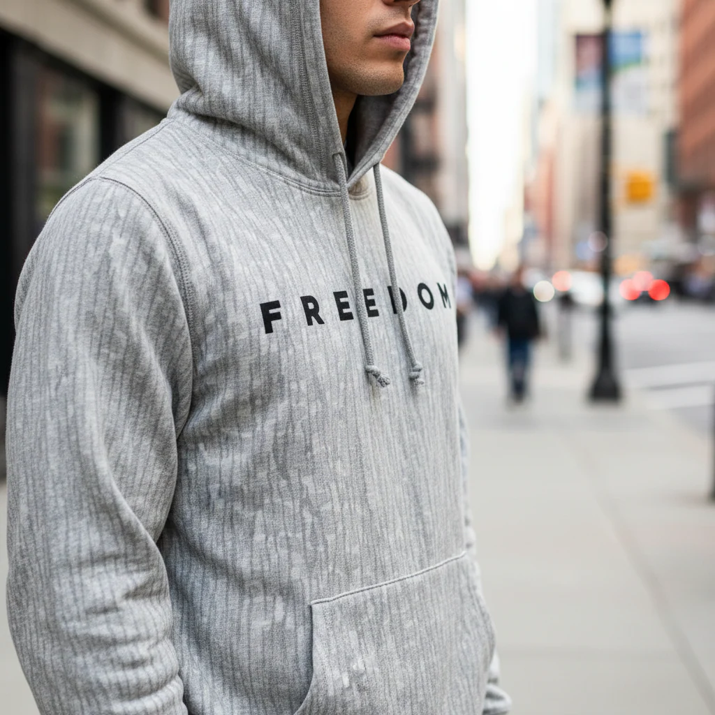 FREEDOM (Front Print) Lightweight Hoodie - Image 2