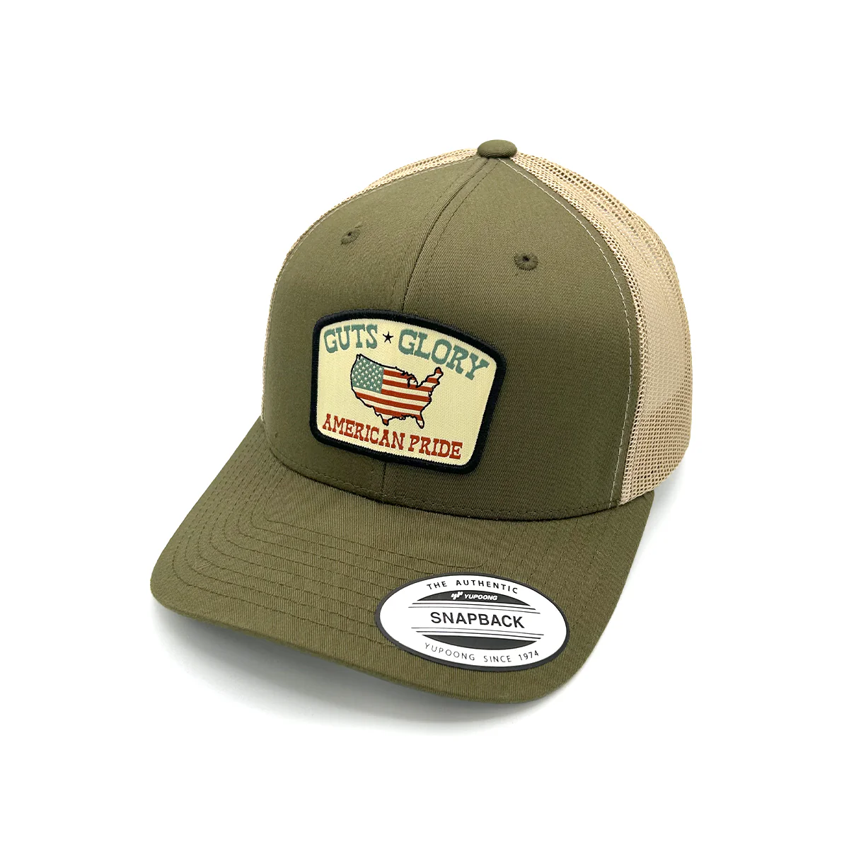 Guts Glory American Pride Woven Patch Hat - Image 4