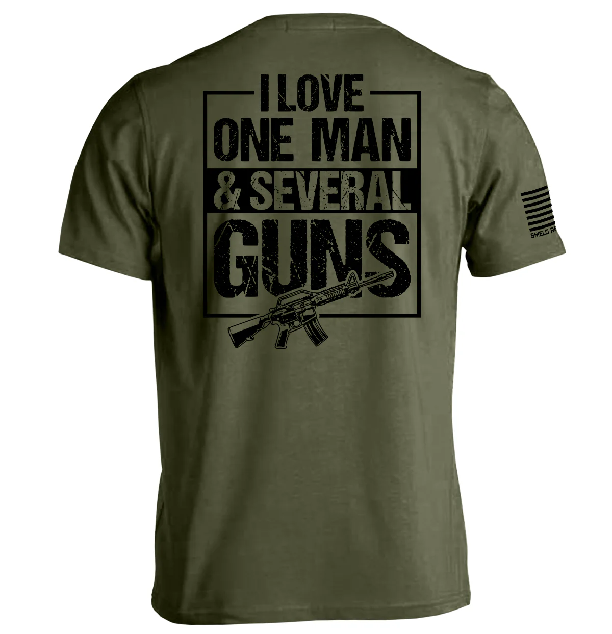 I Love One Man & Several Guns (Back Print) - Image 3