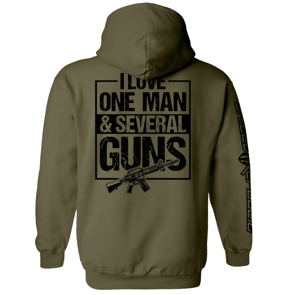 I Love One Man & Several Guns (Back Print) - Image 7