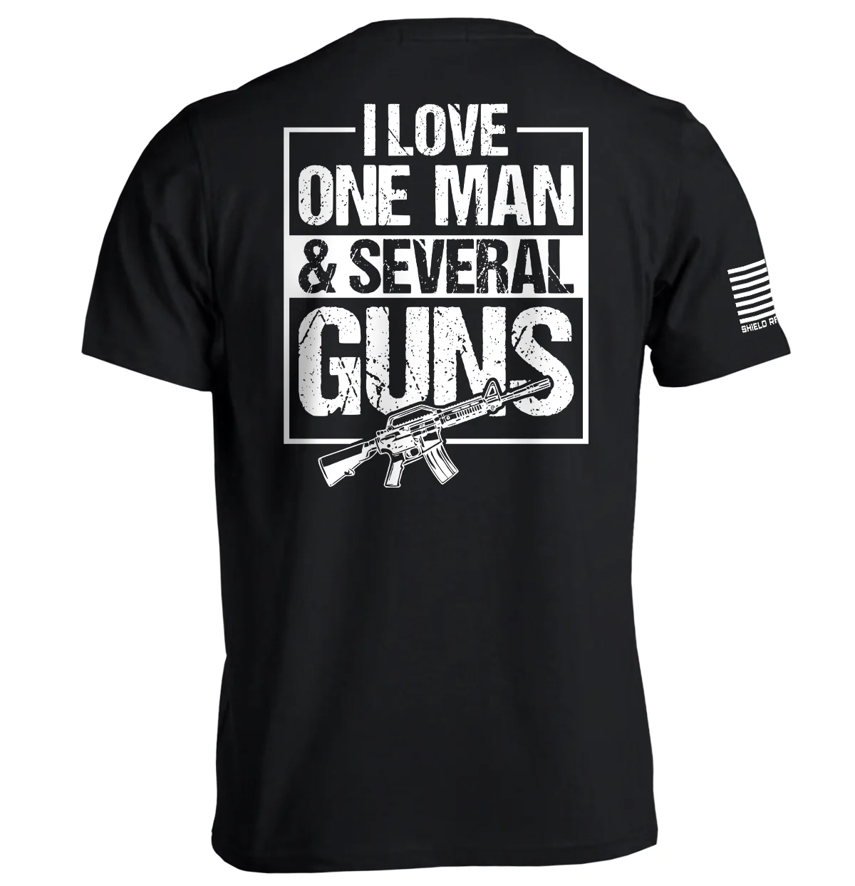 I Love One Man & Several Guns (Back Print) - Image 8