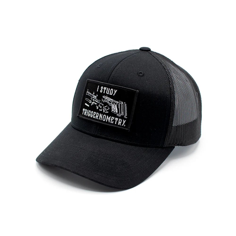 I Study Triggernometry Woven Patch Hat - Image 3