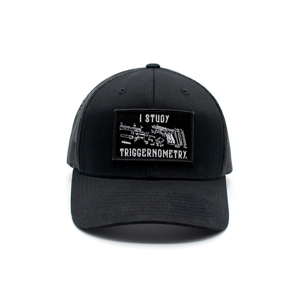 I Study Triggernometry Woven Patch Hat - Image 4