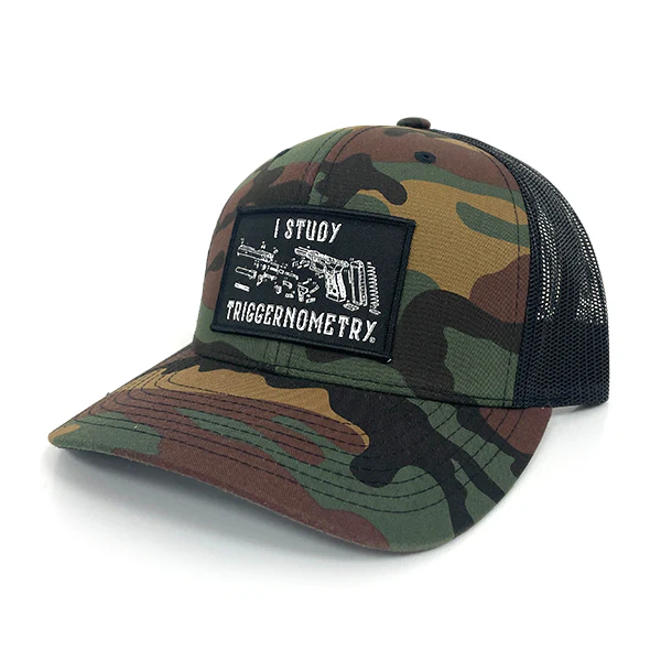 I Study Triggernometry Woven Patch Hat - Image 7