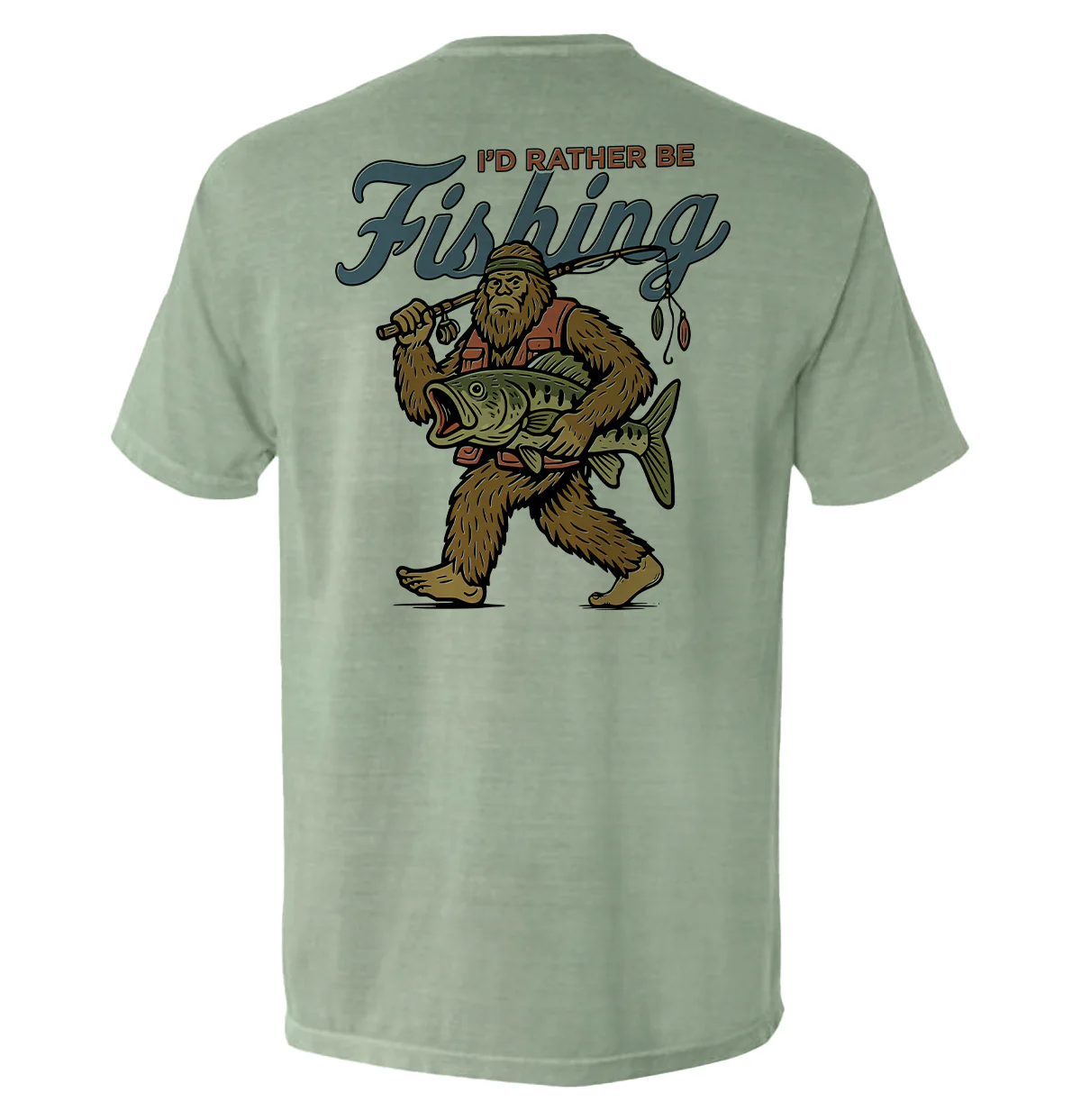 I'd Rather Be Fishing Bigfoot - Image 4