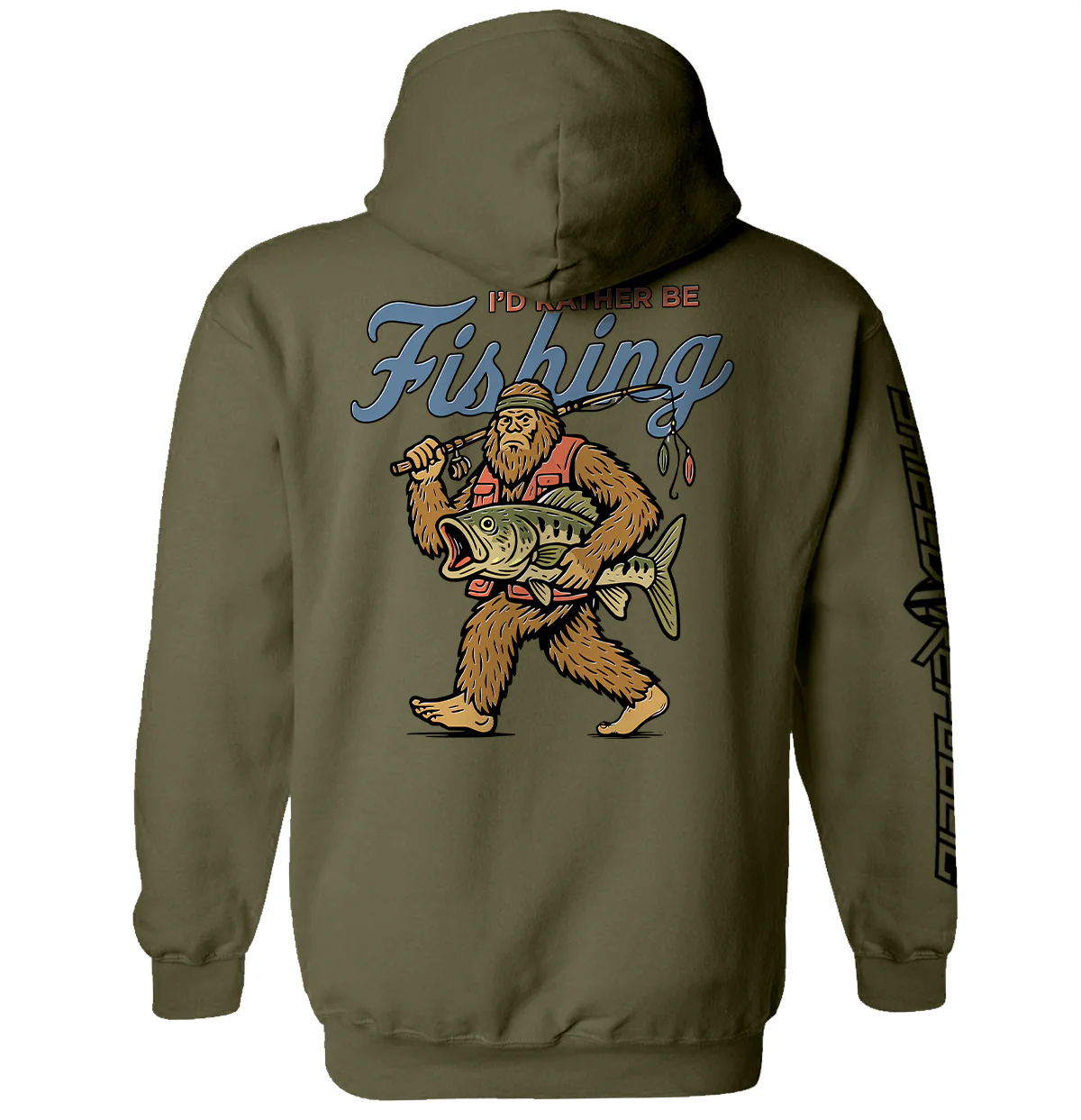 I'd Rather Be Fishing Bigfoot - Image 8