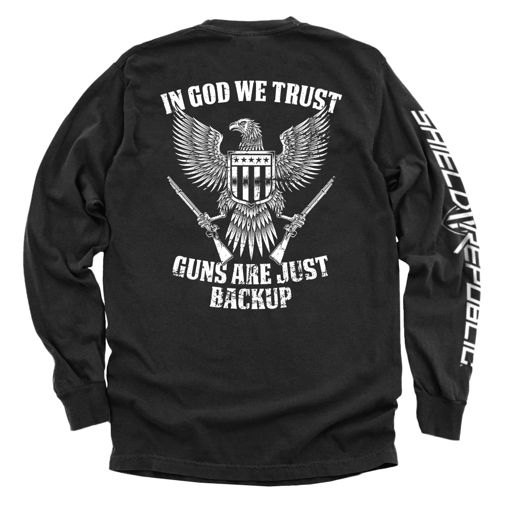 In God We Trust Guns Are Just Backup - Image 4