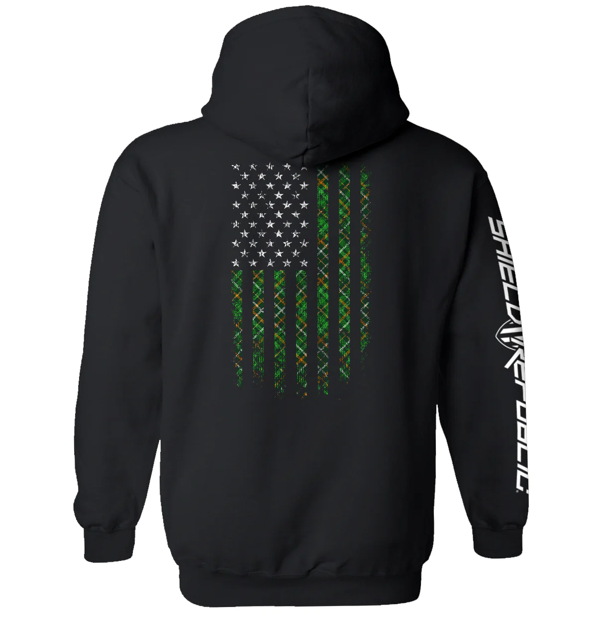 Irish Plaid American Flag - Image 3