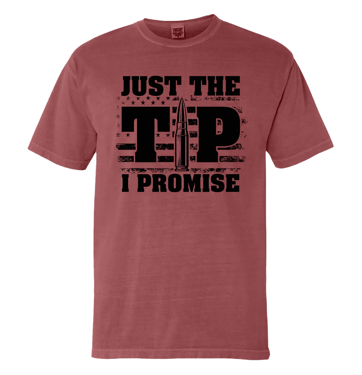Just The Tip I Promise Flag (Front Print) - Image 4