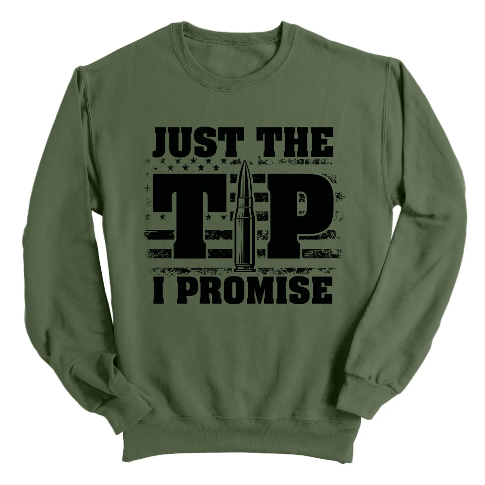 Just The Tip I Promise Flag (Front Print) - Image 7