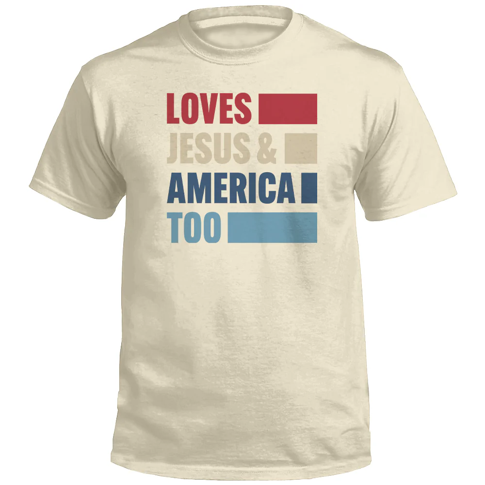 Loves Jesus & America Too Bold (Front) - Image 3