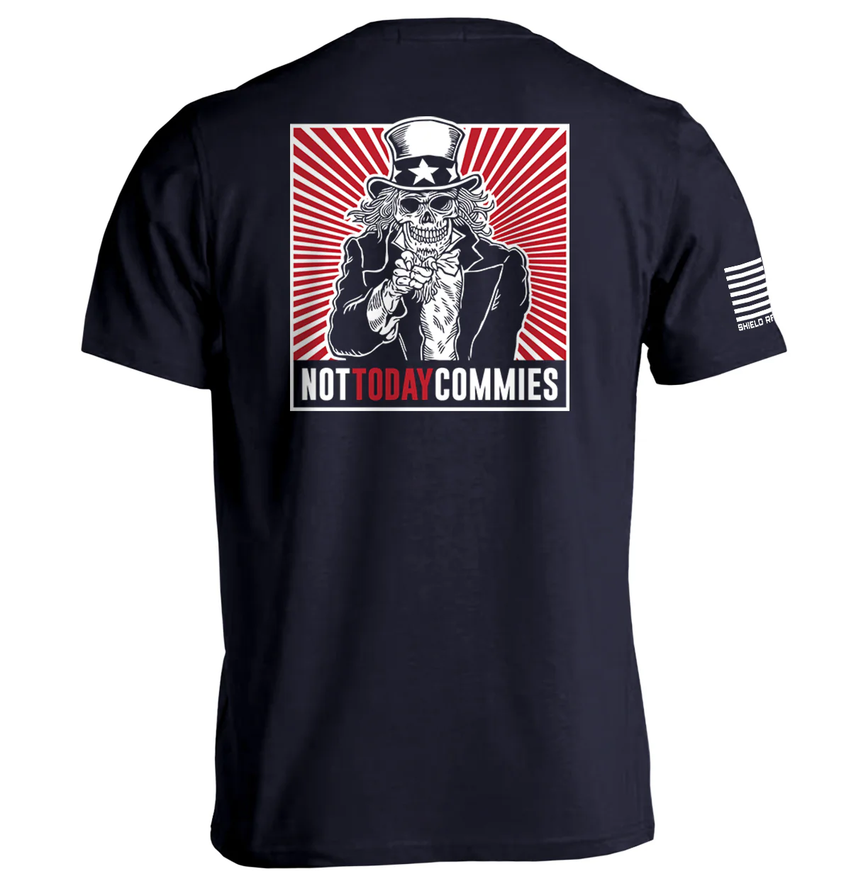Not Today Commies Uncle Sam (Black) - Image 2