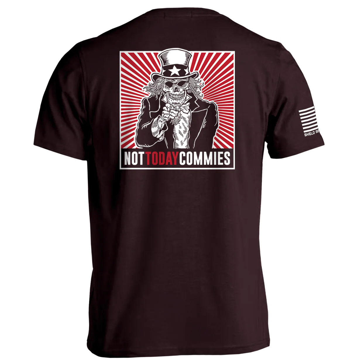 Not Today Commies Uncle Sam (Black) - Image 3