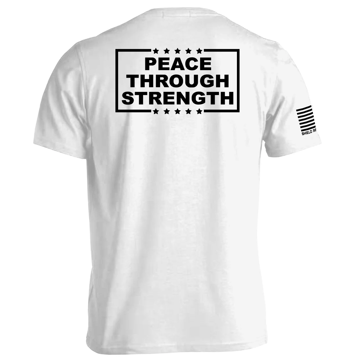 Peace Through Strength White - Image 7