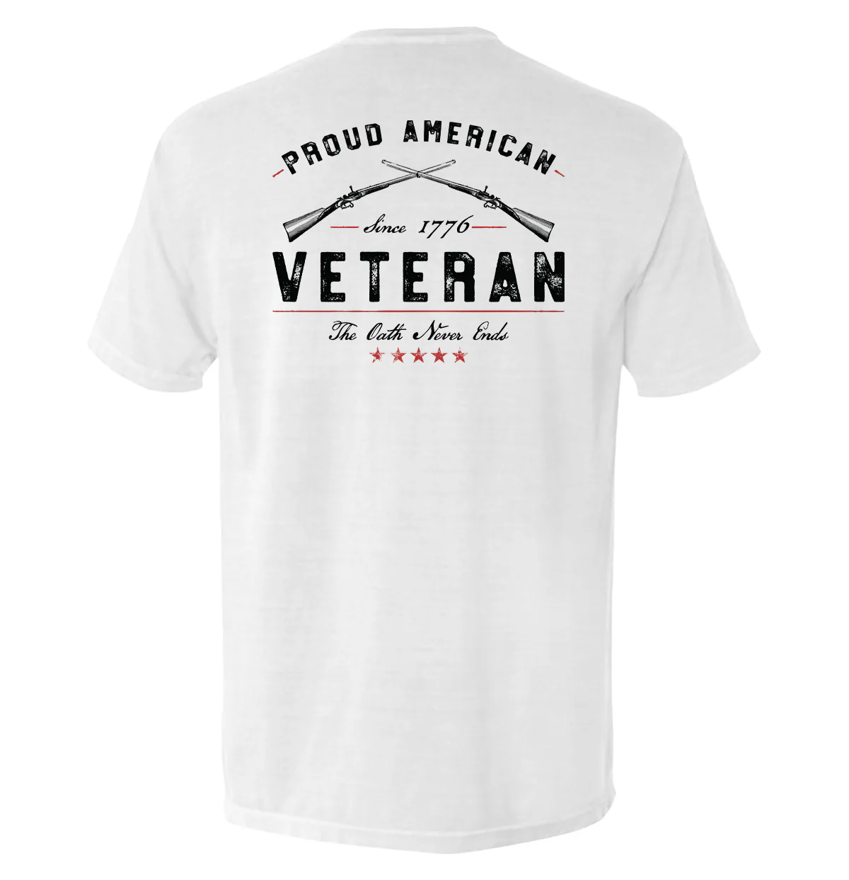 Proud American Veteran The Oath Never Ends - Image 10