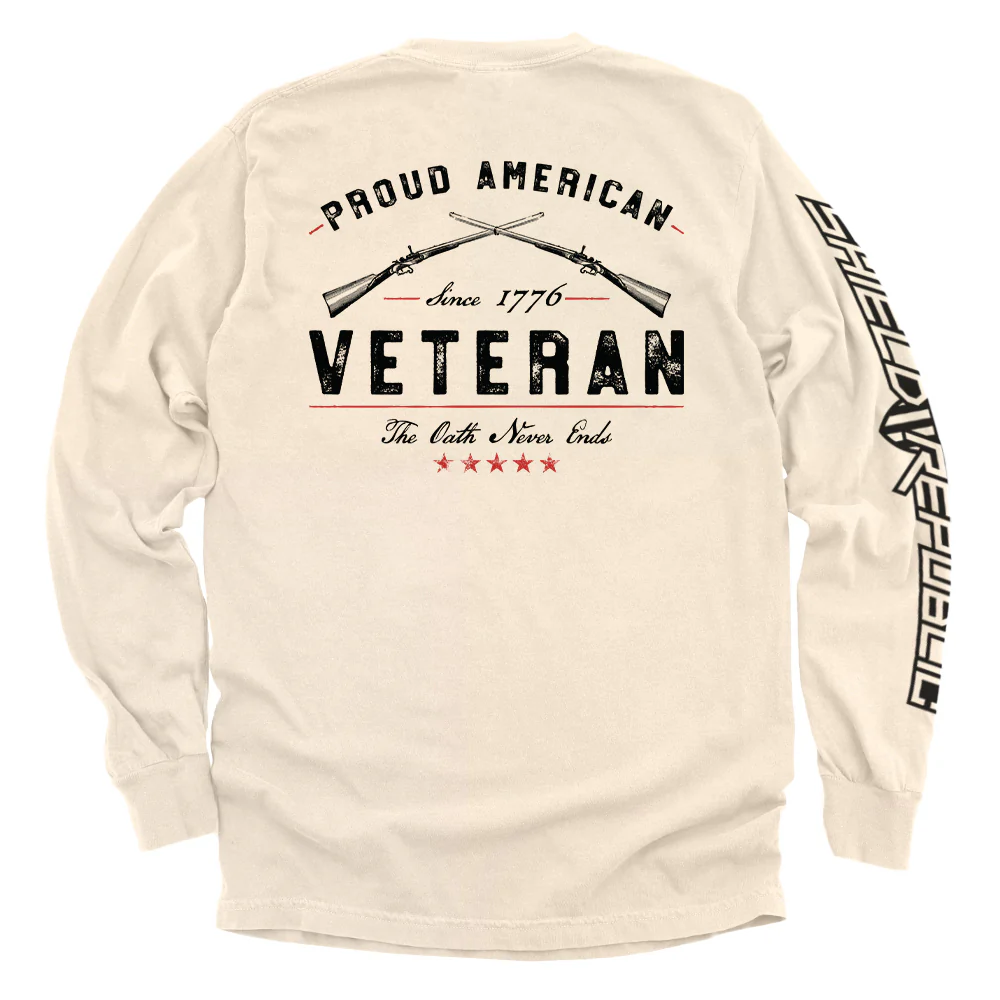 Proud American Veteran The Oath Never Ends - Image 11