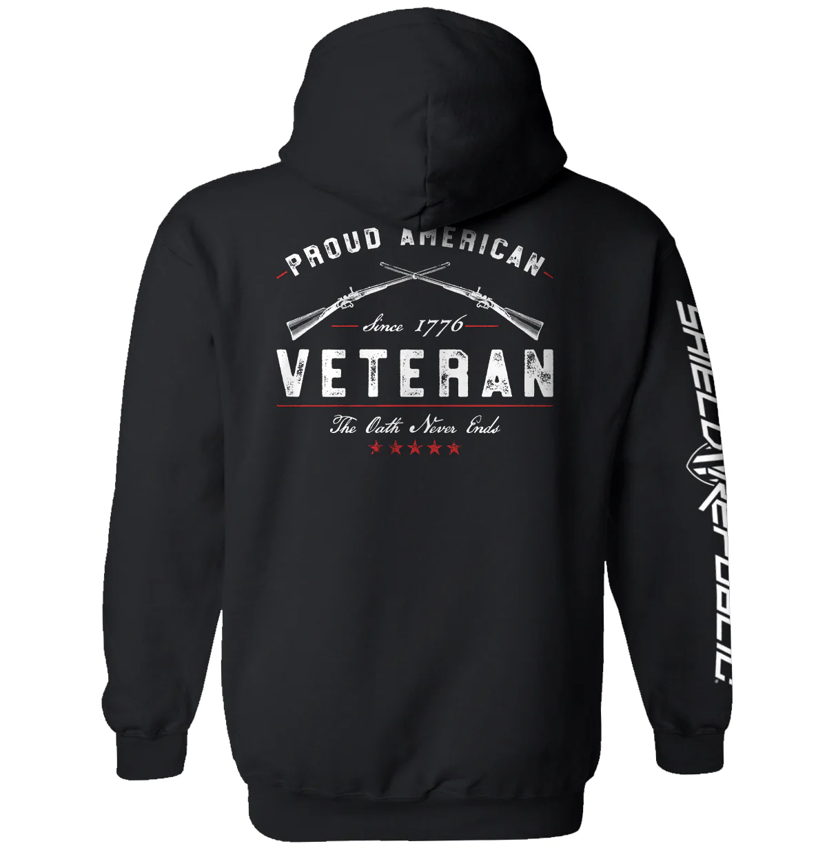 Proud American Veteran The Oath Never Ends - Image 4