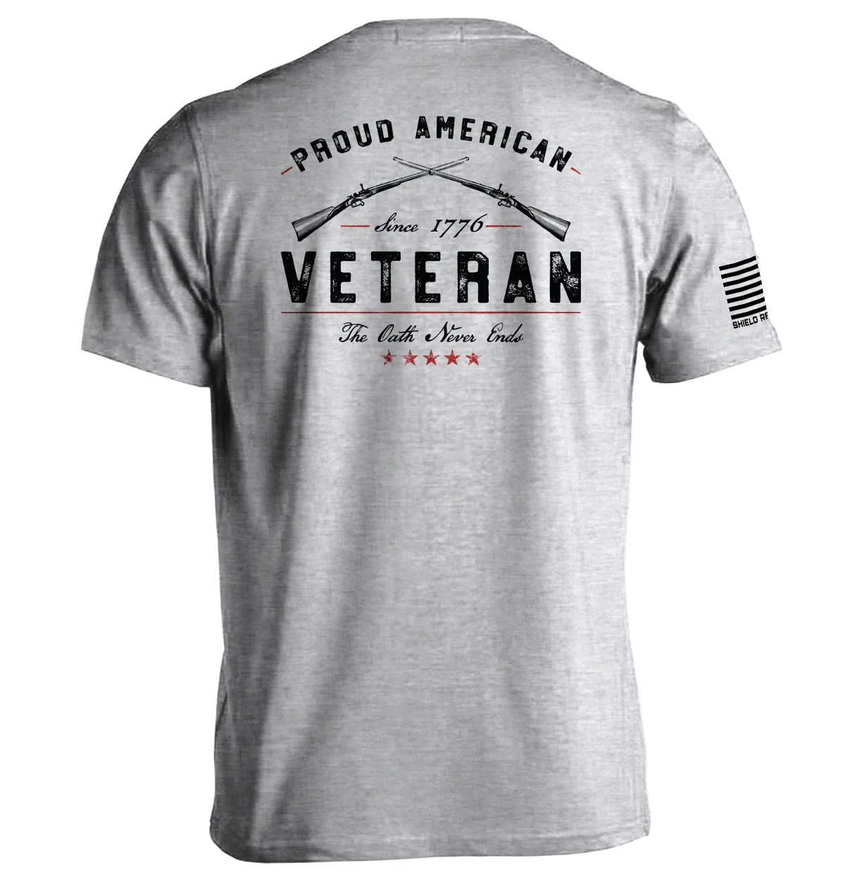 Proud American Veteran The Oath Never Ends - Image 5