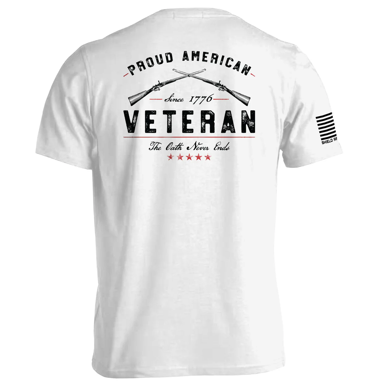 Proud American Veteran The Oath Never Ends - Image 7