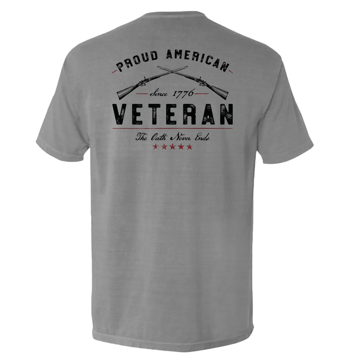 Proud American Veteran The Oath Never Ends - Image 8