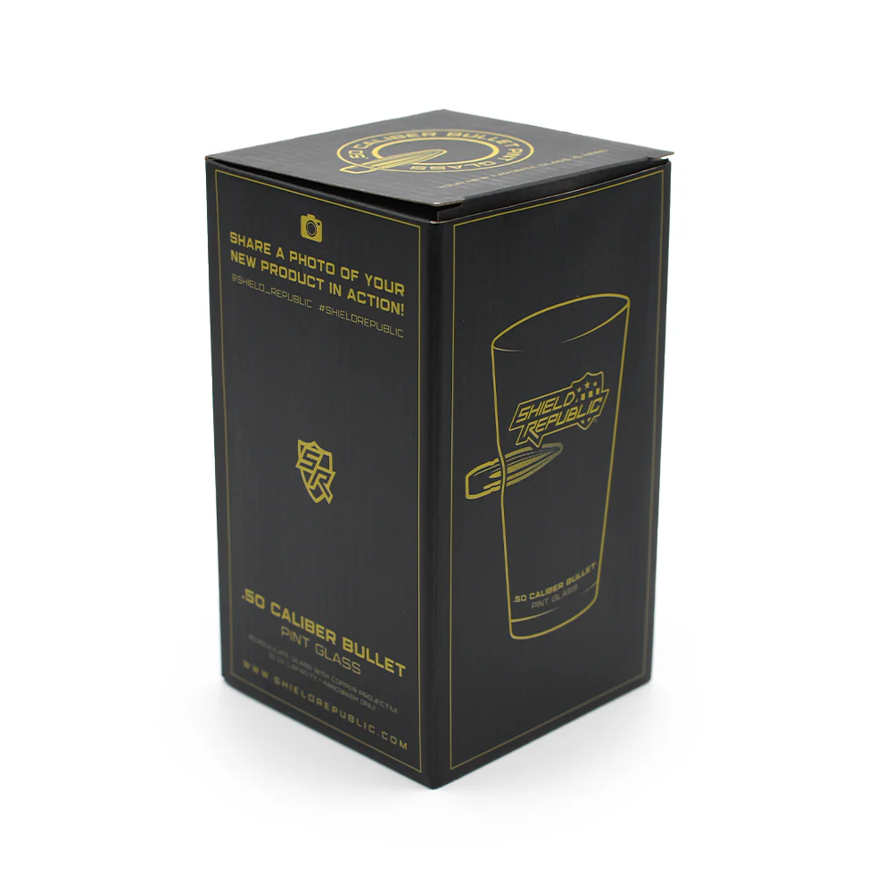 Proud Blue Collar - Pint Glass - Image 3