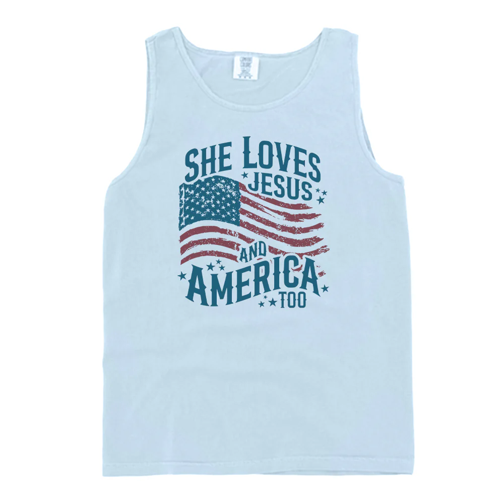 She Loves Jesus And America Too (Front) - Image 4