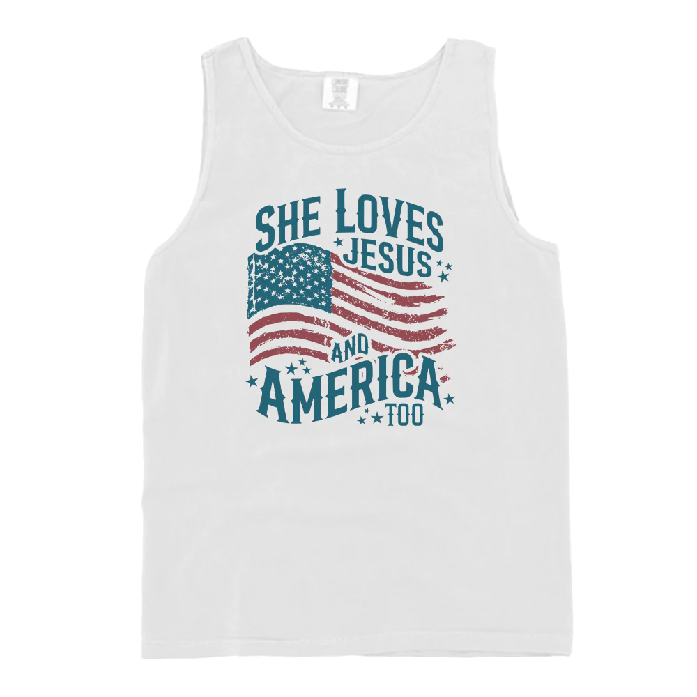 She Loves Jesus And America Too (Front) - Image 5