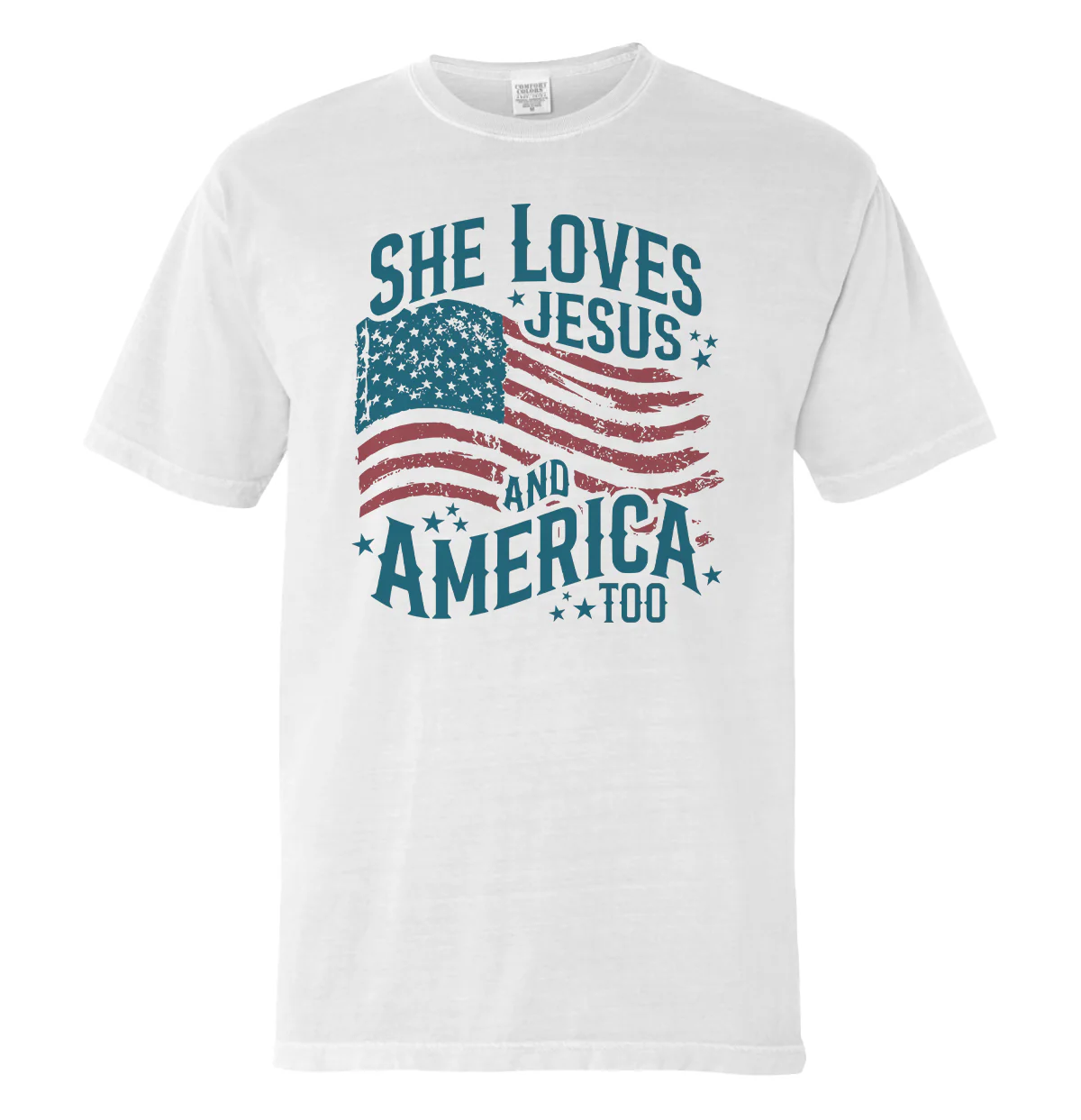 She Loves Jesus And America Too (Front) - Image 7