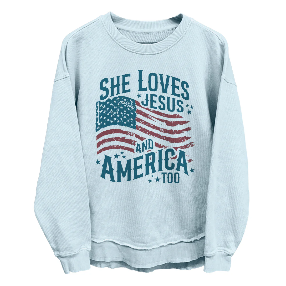 She Loves Jesus And America Too (Front) - Image 8