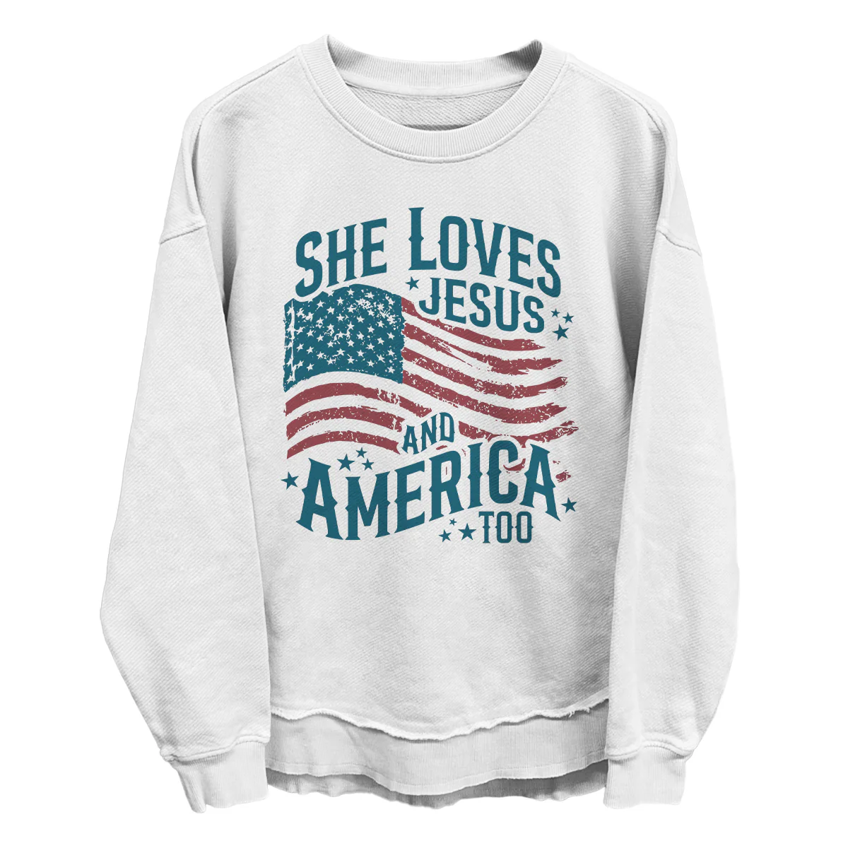 She Loves Jesus And America Too (Front) - Image 9