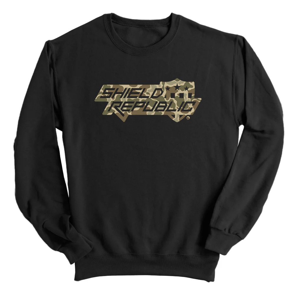 Shield Republic Duck Camo Stacked Logo (Front) - Image 11