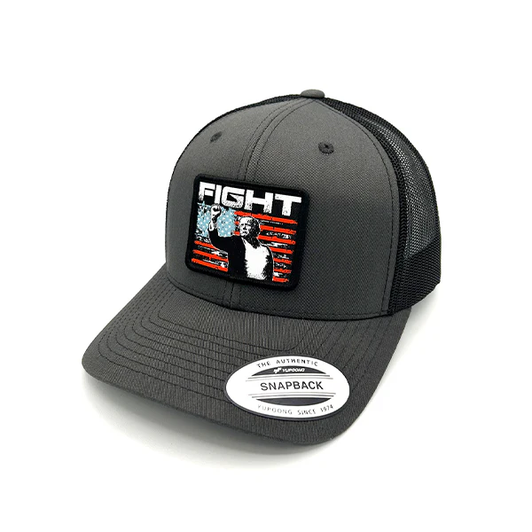 Trump Fight Woven Patch Hat - Image 3
