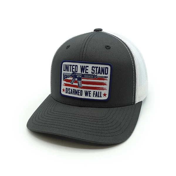 United We Stand Disarmed We Fall Woven Patch Hat - Image 5