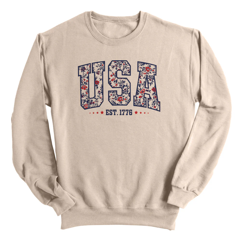 USA Floral Est 1776 (Front) - Image 5