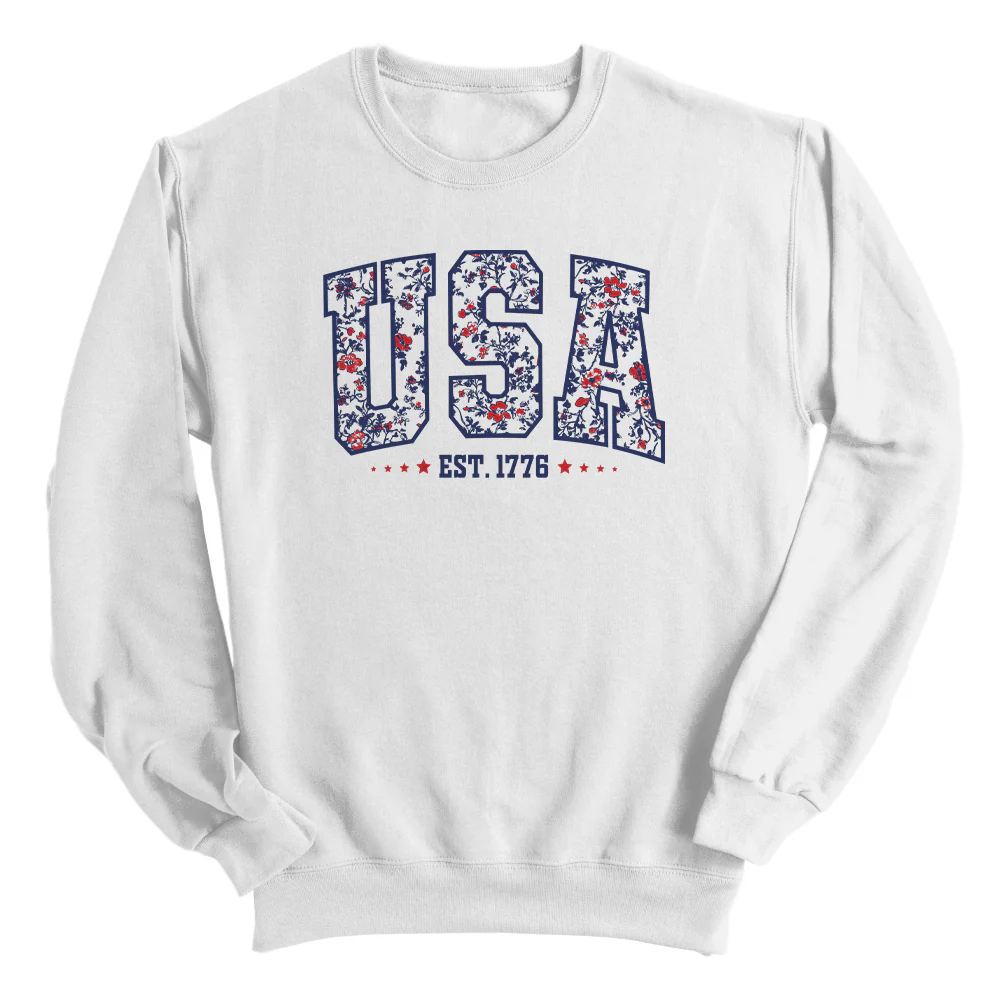 USA Floral Est 1776 (Front) - Image 7